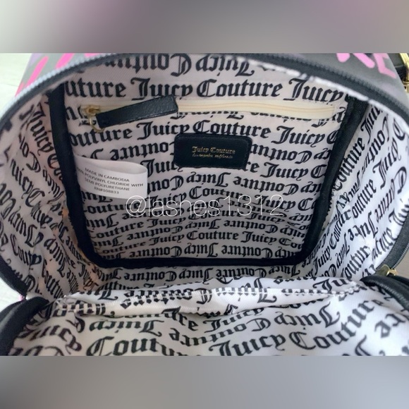 JUICY COUTURE Bag Mini Backpack with Pouch - Black - Picture 6 of 8